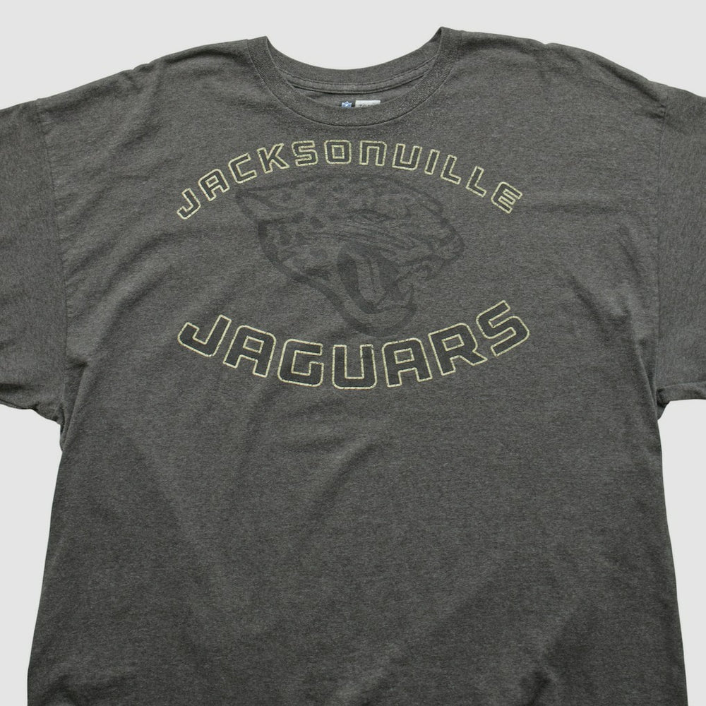 Jacksonville Jaguars NFL 2000s Long Sleeve T-shirt Dark Heather Gray Vintage - Fanatics