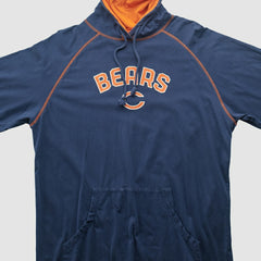 Chicago Bears Reebok 2000s Hooded Pullover Sweatshirt Navy Vintage - Fanatics