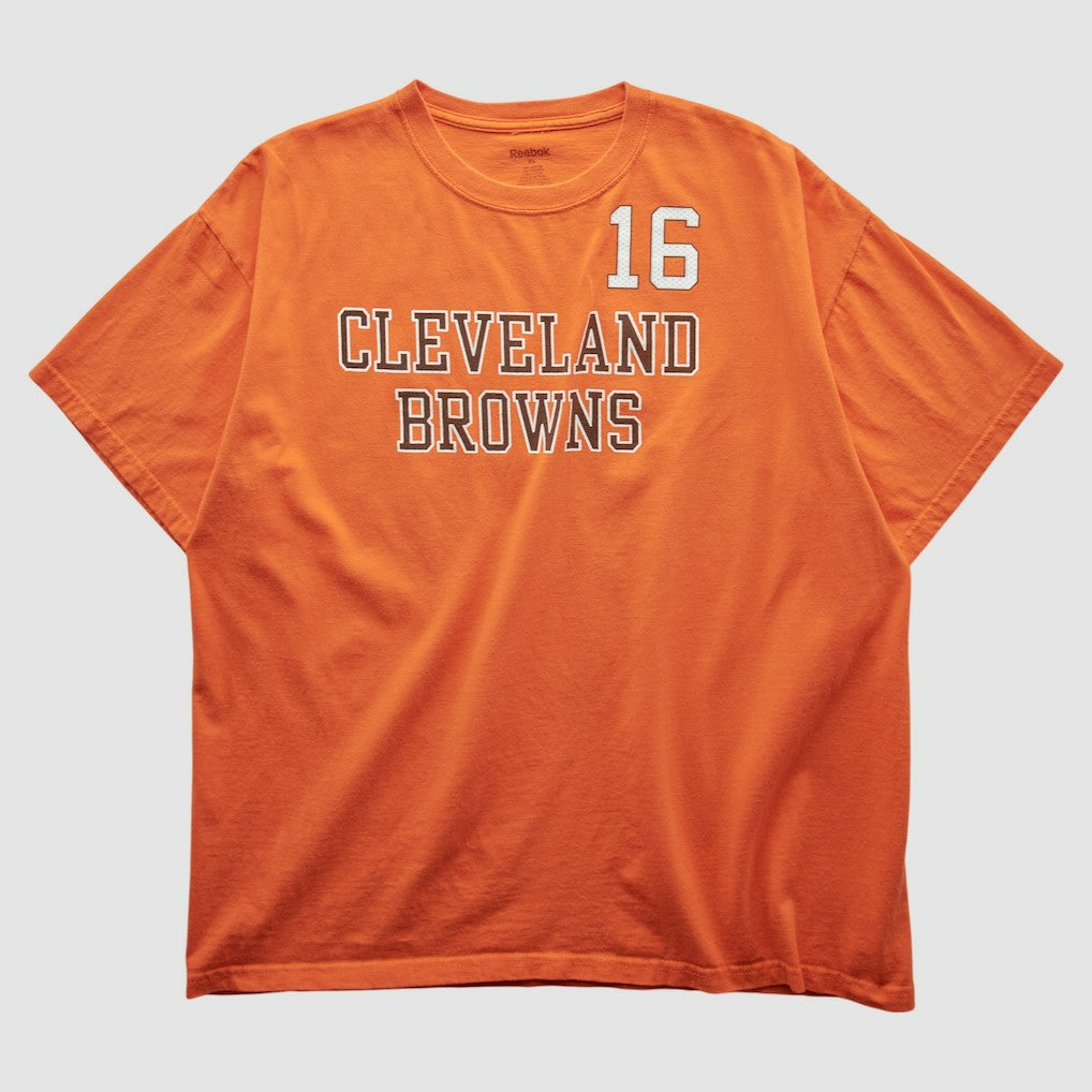 Cleveland Browns Reebok 2000s T-shirt Orange Vintage - Fanatics
