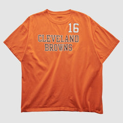 Cleveland Browns Reebok 2000s T-shirt Orange Vintage - Fanatics