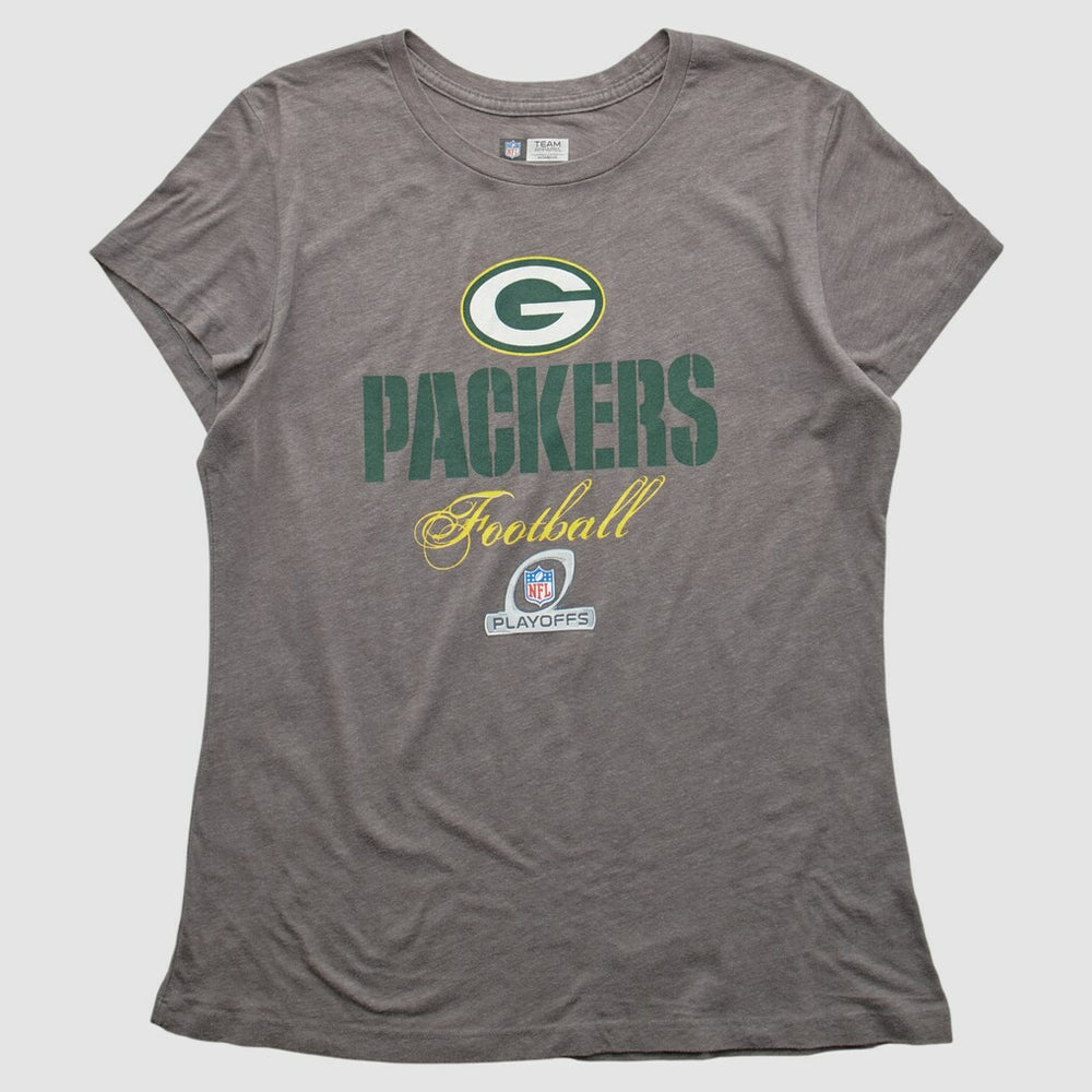 Green Bay Packers NFL 2000s T-shirt Heather Gray Vintage - Fanatics