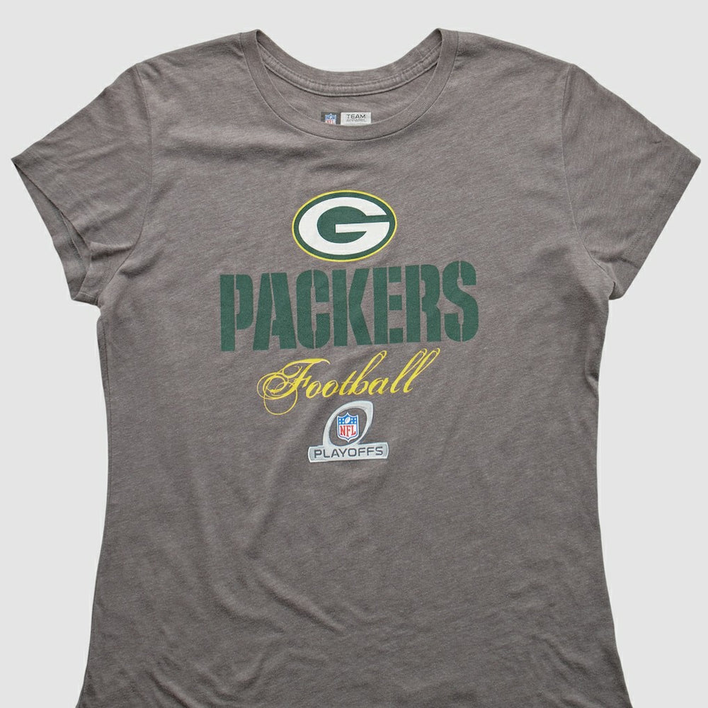 Green Bay Packers NFL 2000s T-shirt Heather Gray Vintage - Fanatics