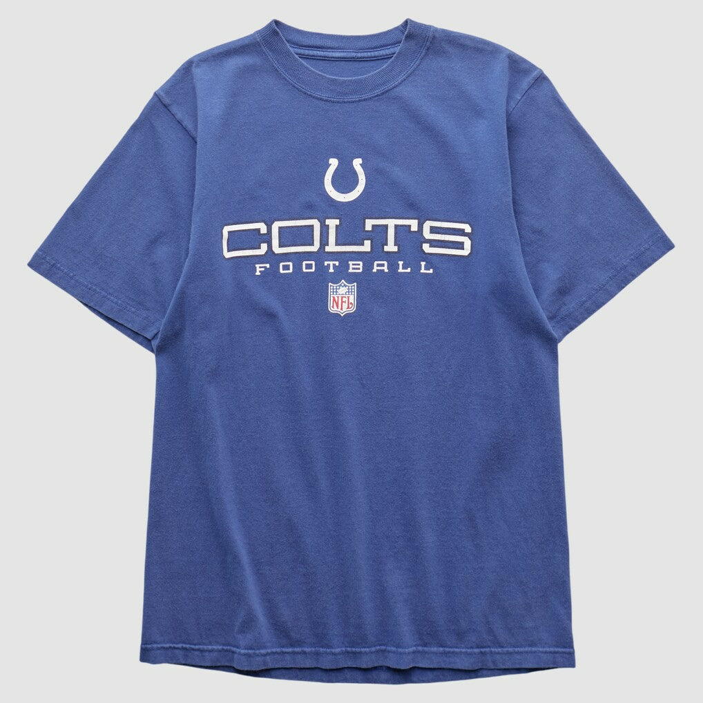 Indianapolis Colts Reebok 2000s T-shirt Blue Vintage - Fanatics