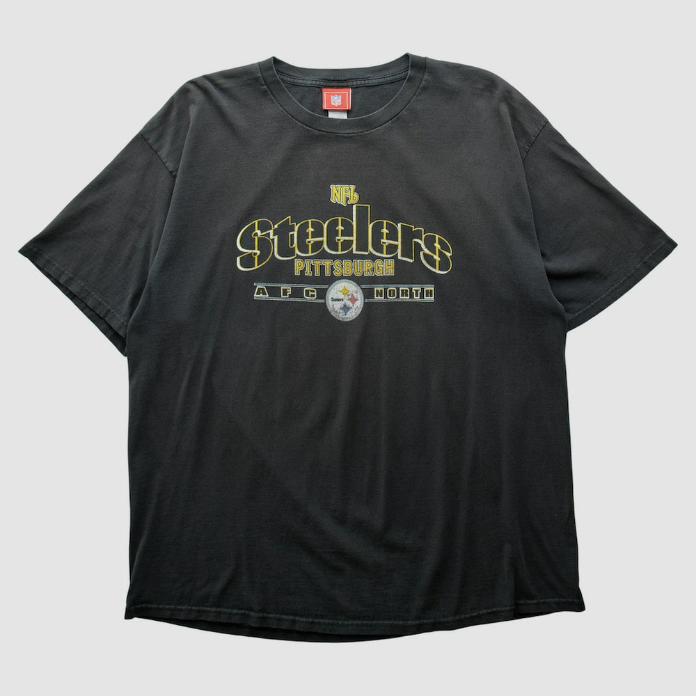 Pittsburgh Steelers NFL 2000s T-shirt Black Vintage - Fanatics