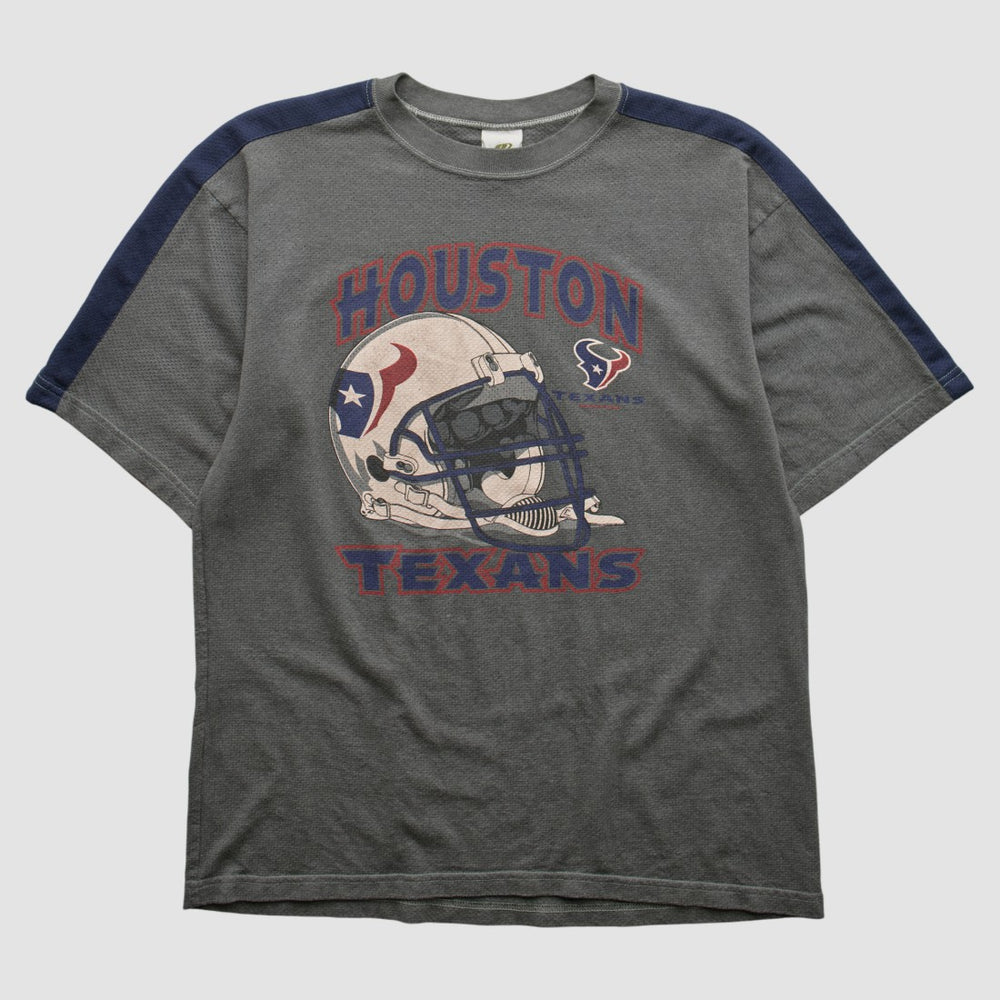Houston Texans Knights Athletic 2000s T-shirt Gray Vintage - Fanatics