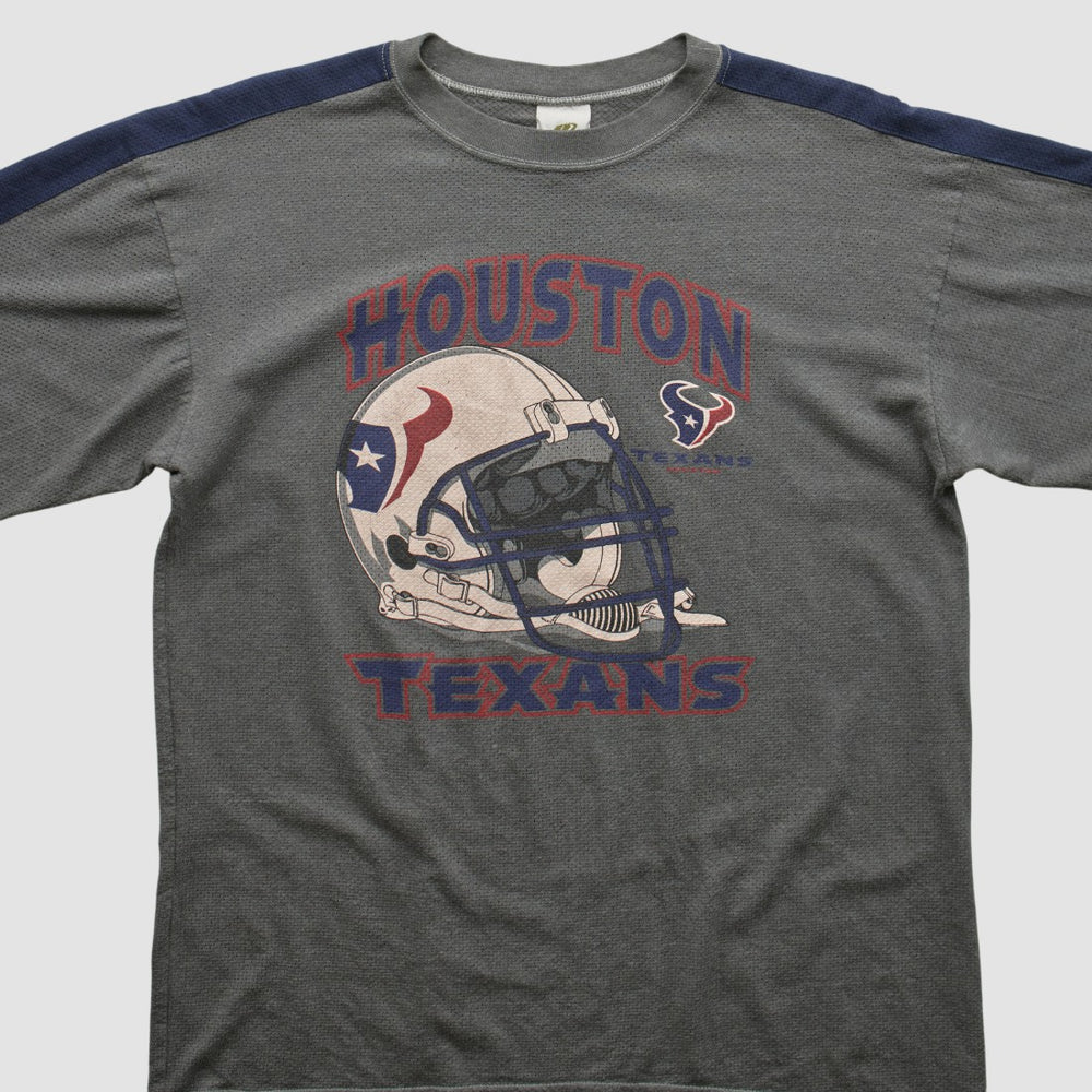 Houston Texans Knights Athletic 2000s T-shirt Gray Vintage - Fanatics