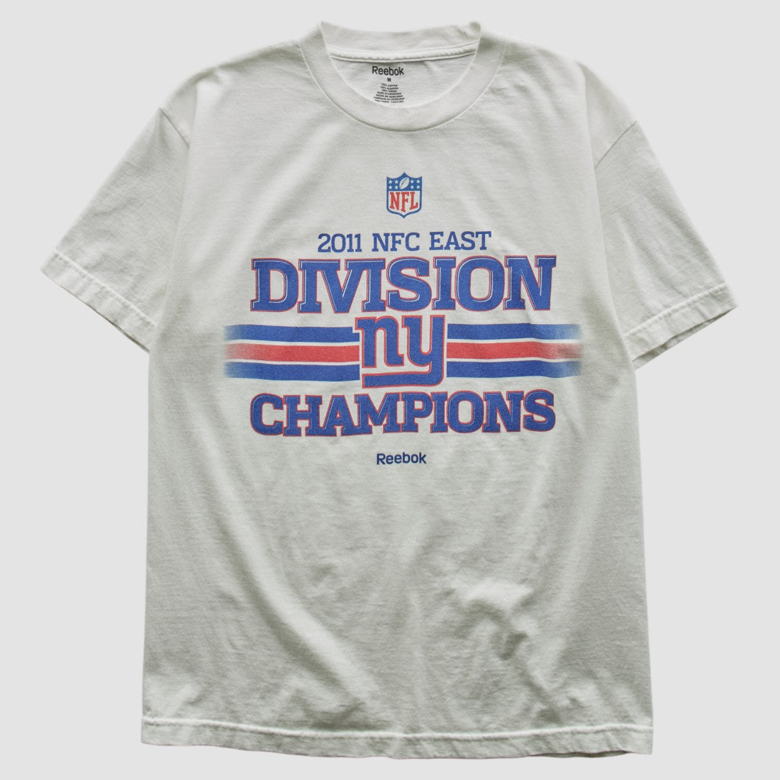 New York Giants Reebok 2011 T-shirt White Vintage - Fanatics
