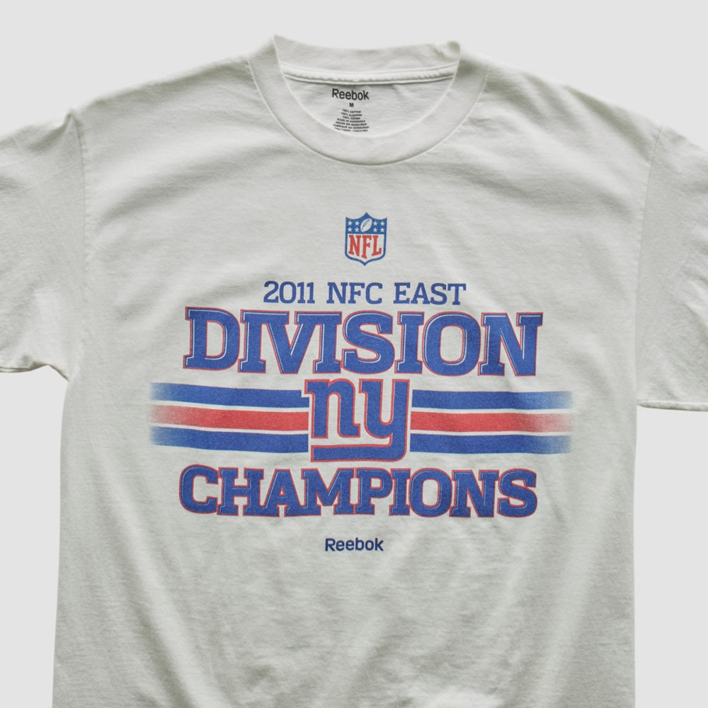 New York Giants Reebok 2011 T-shirt White Vintage - Fanatics