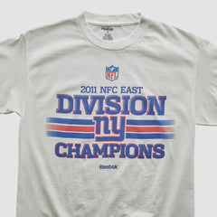 New York Giants Reebok 2011 T-shirt White Vintage - Fanatics