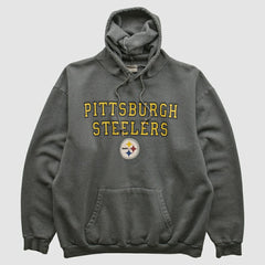 Pittsburgh Steelers NFL 2000s Hooded Sweatshirt Black Vintage - Fanatics