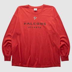 Atlanta Falcons NFL 2000s Long Sleeve T-shirt Red Vintage - Fanatics