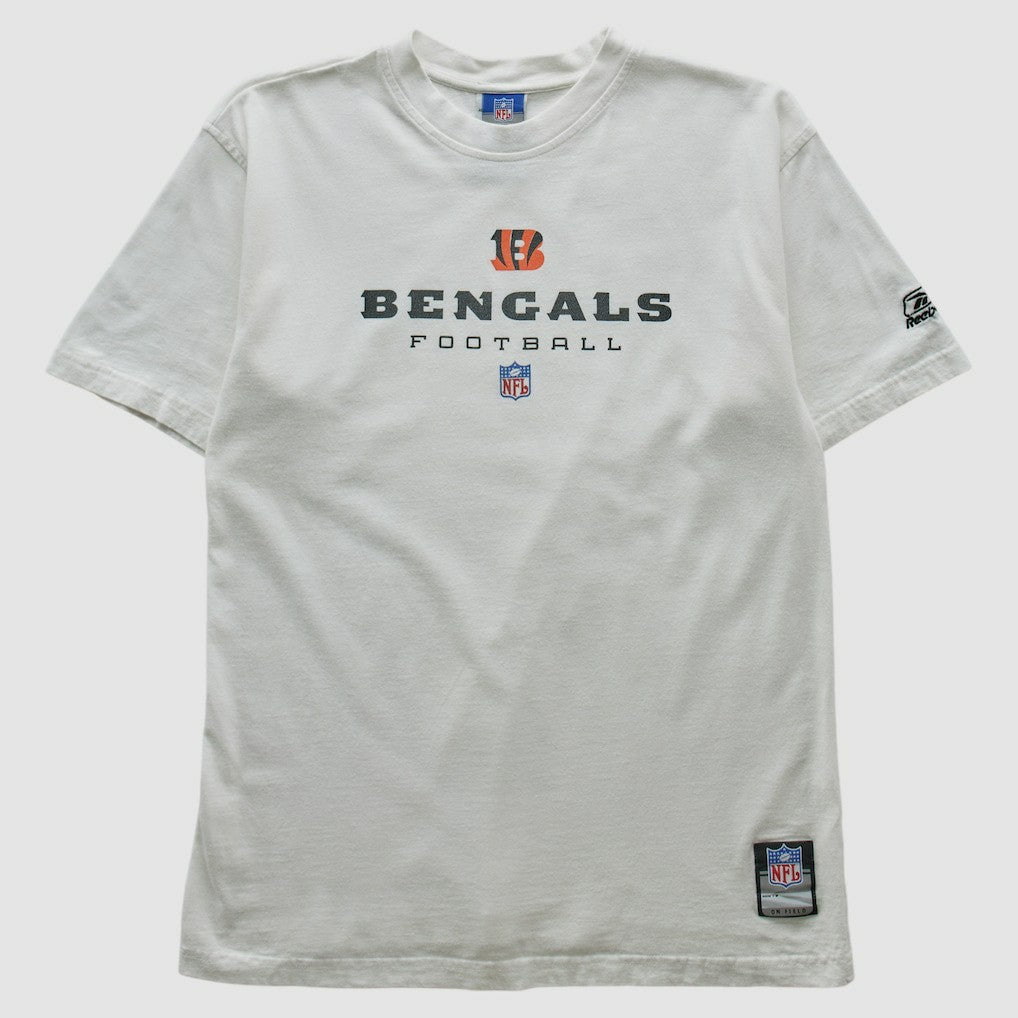 Cincinnati Bengals Reebok 2000s T-shirt White Vintage - Fanatics