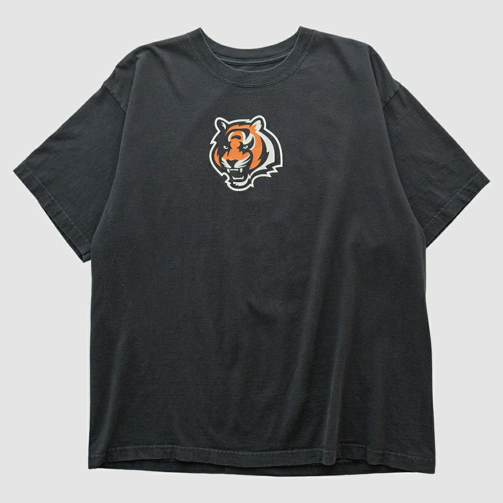 Cincinnati Bengals Reebok 2000s T-shirt Black Vintage - Fanatics