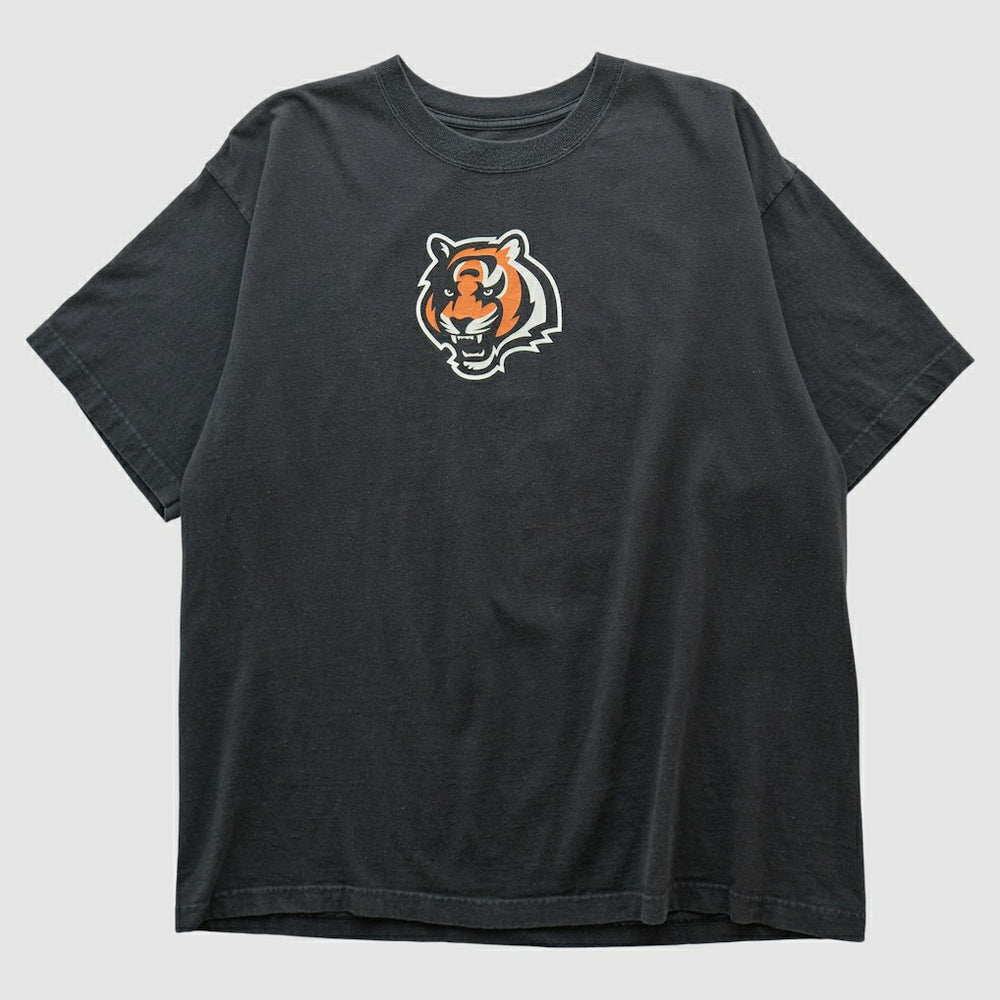 Cincinnati Bengals Reebok 2000s T-shirt Black Vintage - Fanatics