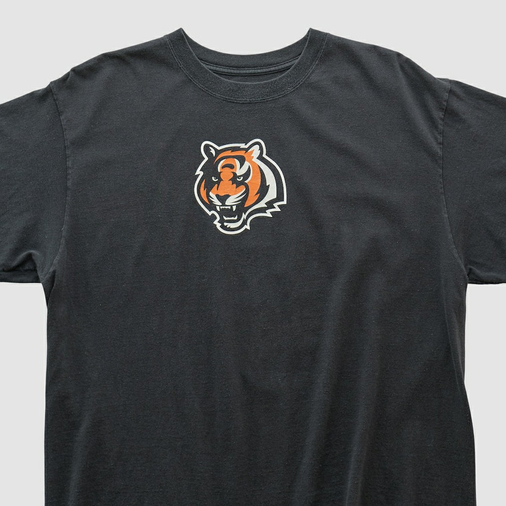 Cincinnati Bengals Reebok 2000s T-shirt Black Vintage - Fanatics