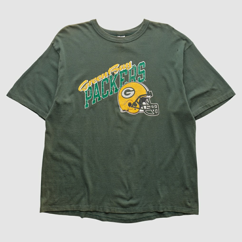 Green Bay Packers Champion 90s T-shirt Green Vintage - Fanatics