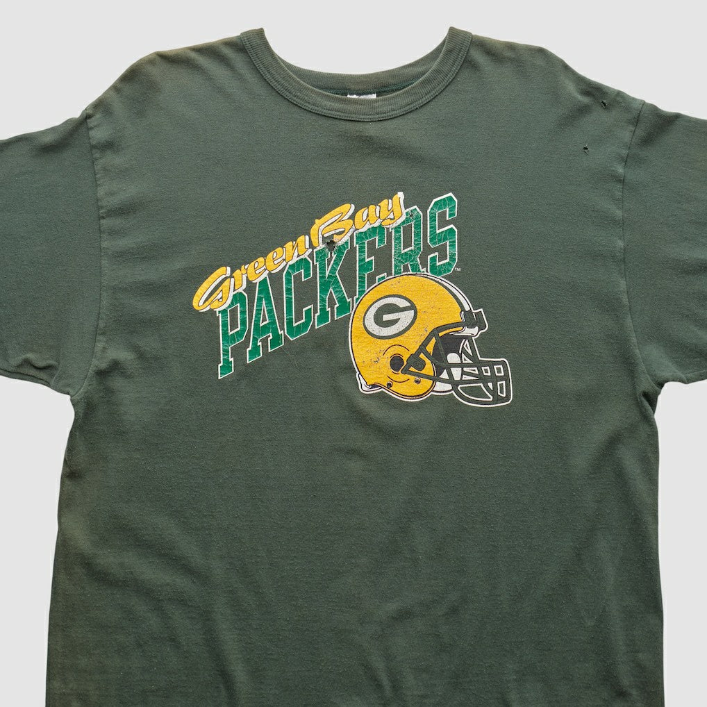 Green Bay Packers Champion 90s T-shirt Green Vintage - Fanatics