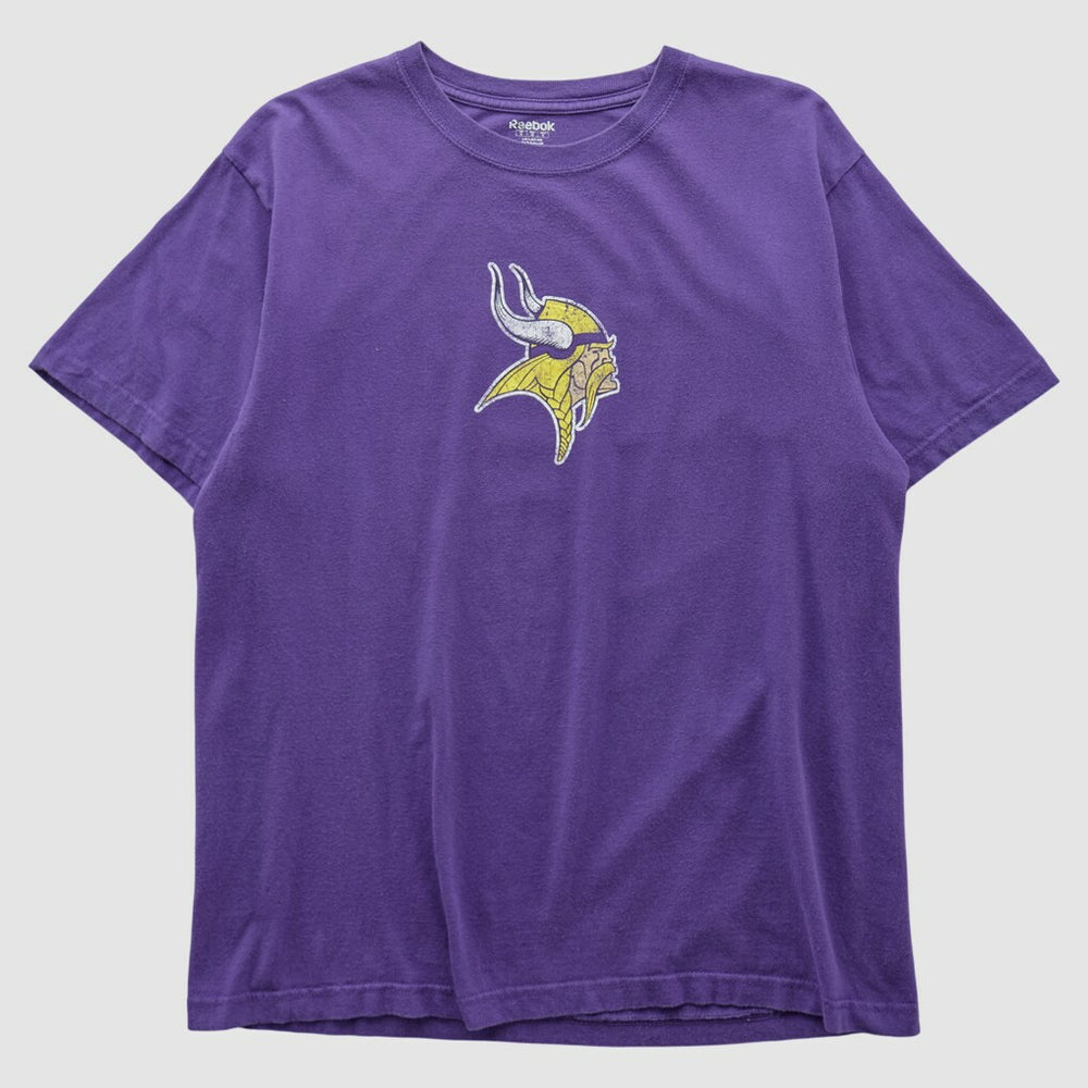 Minnesota Vikings Reebok 2000s T-shirt Purple Vintage - Fanatics