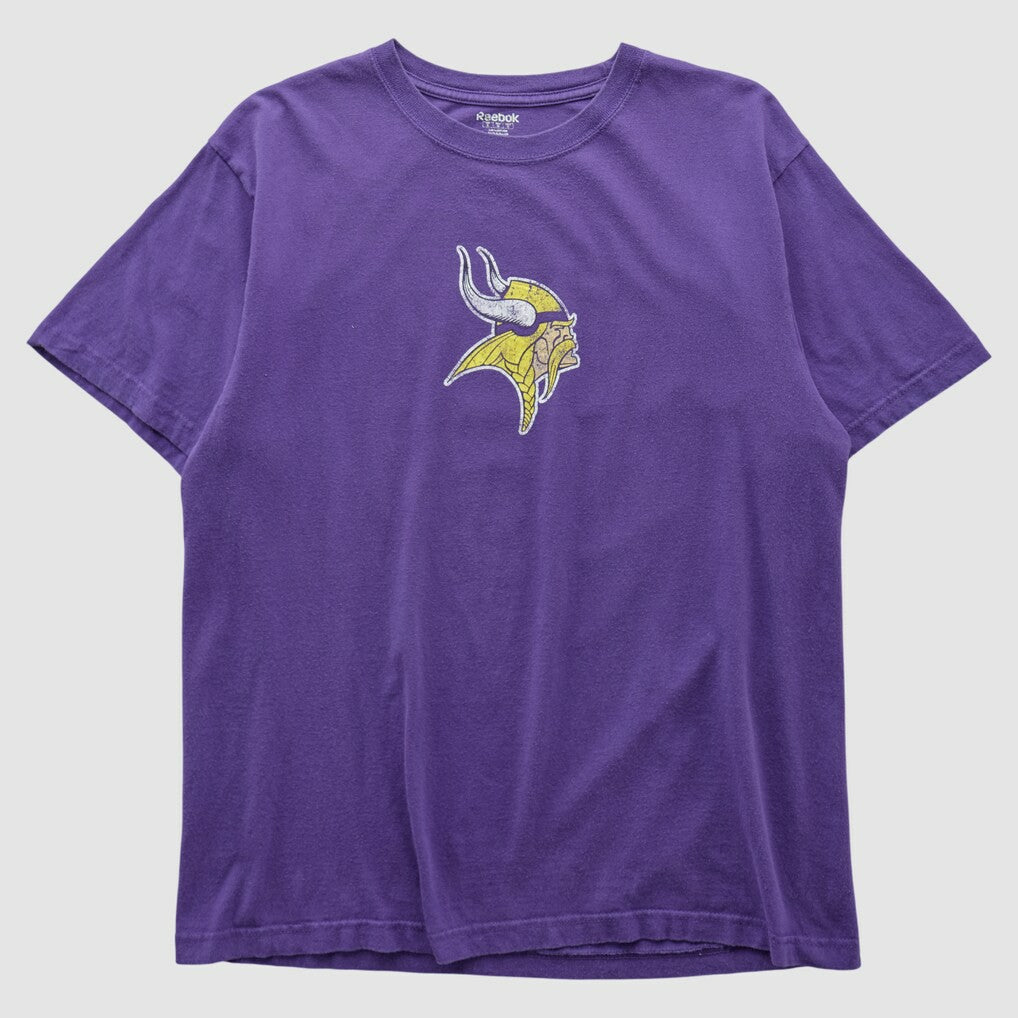 Minnesota Vikings Reebok 2000s T-shirt Purple Vintage - Fanatics