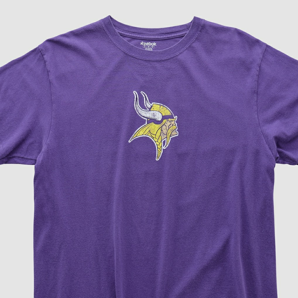 Minnesota Vikings Reebok 2000s T-shirt Purple Vintage - Fanatics