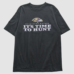 Baltimore Ravens Reebok 2000s T-shirt Black Vintage - Fanatics