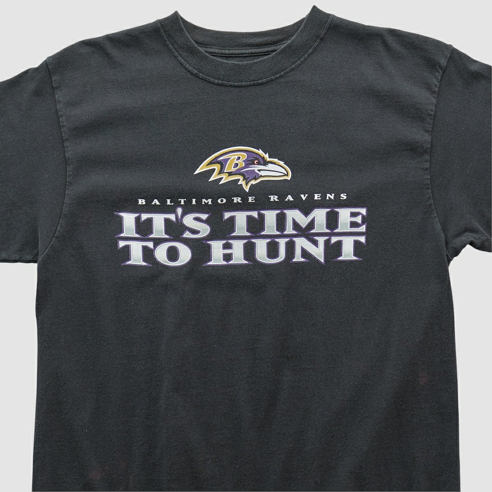 Baltimore Ravens Reebok 2000s T-shirt Black Vintage - Fanatics