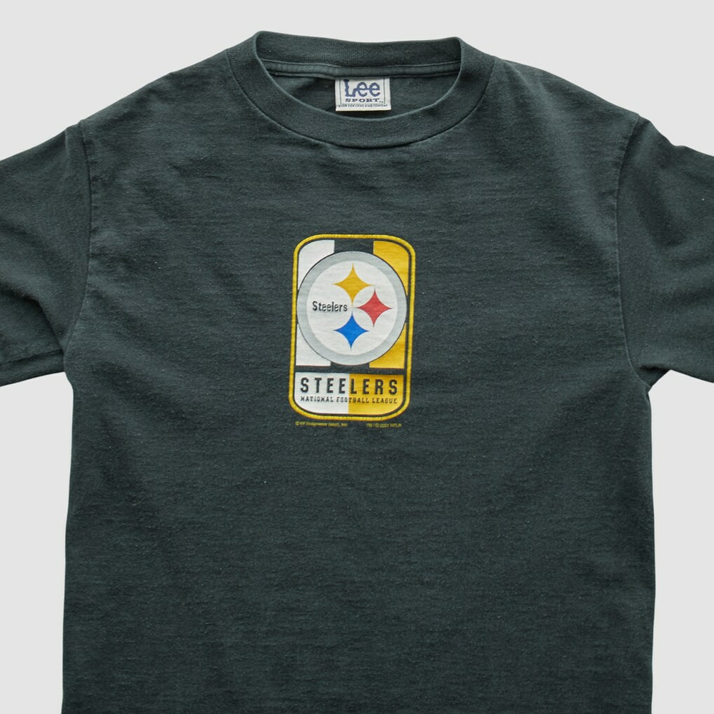 Pittsburgh Steelers Lee Apparel 2001 Long Sleeve T-shirt Charcoal Vintage - Fanatics