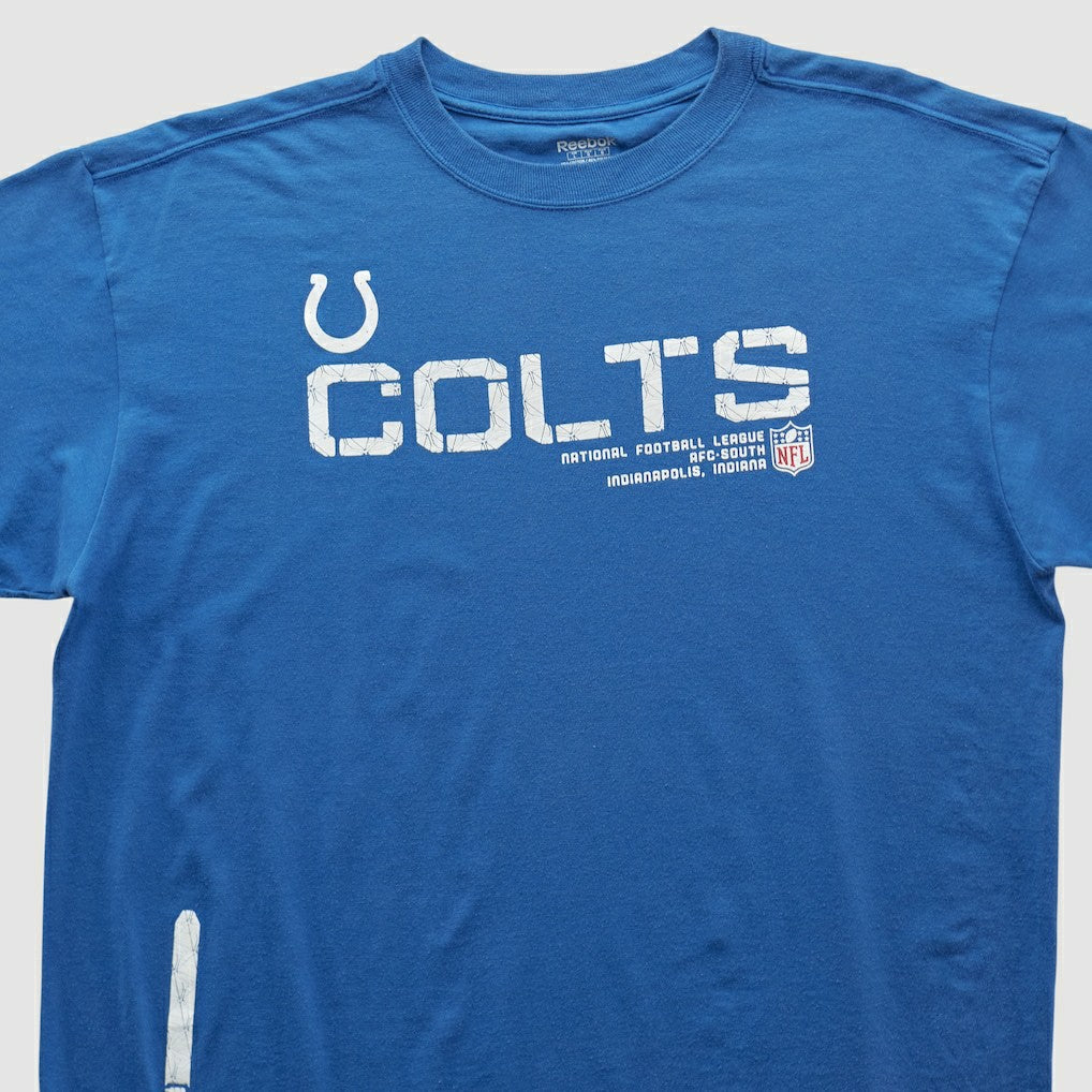 Indianapolis Colts Reebok 2000s T-shirt Blue Vintage - Fanatics