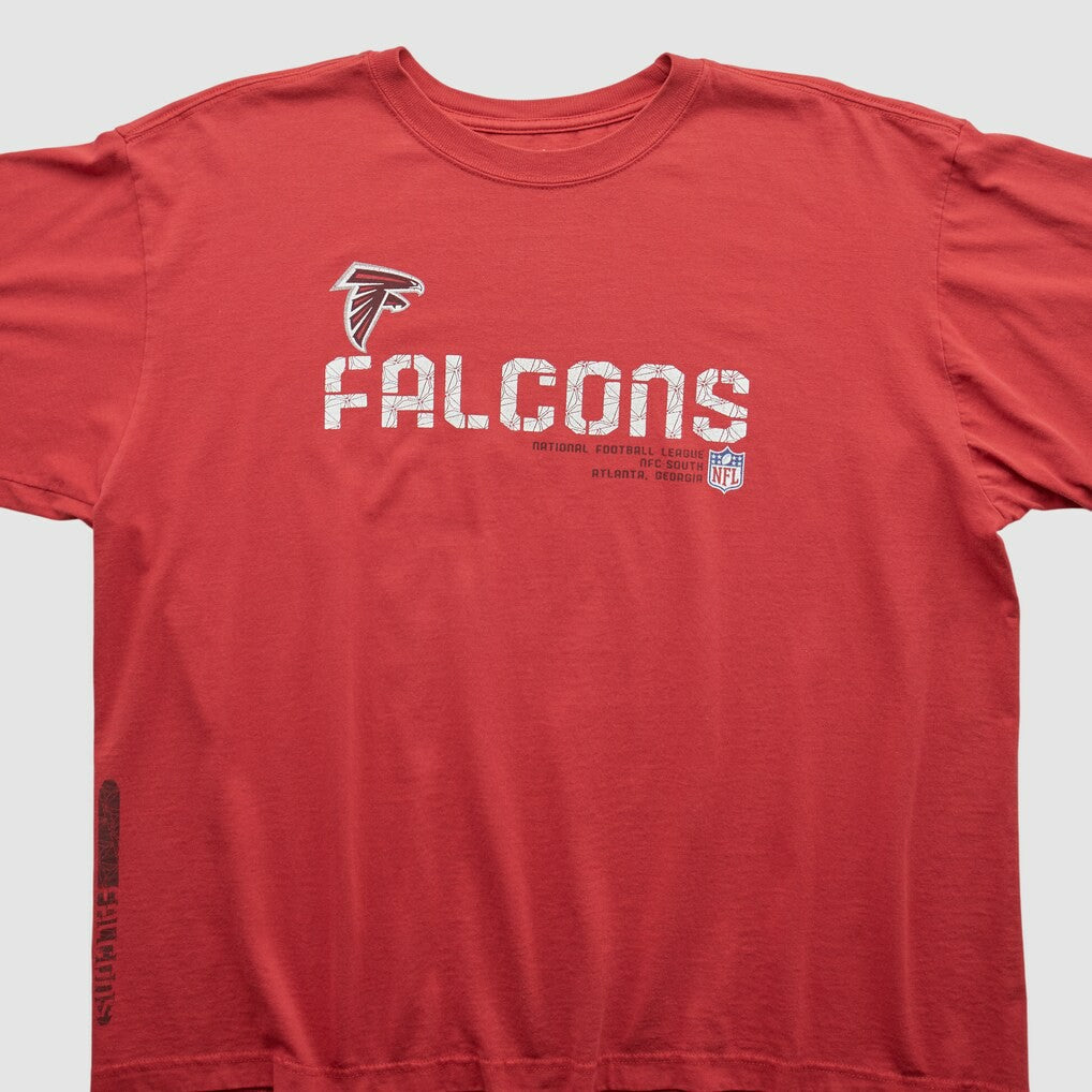 Atlanta Falcons Reebok 2000s T-shirt Red Vintage - Fanatics