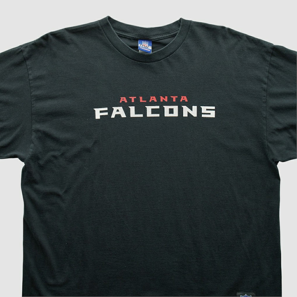 Atlanta Falcons Reebok 2000s T-shirt Black Vintage - Fanatics