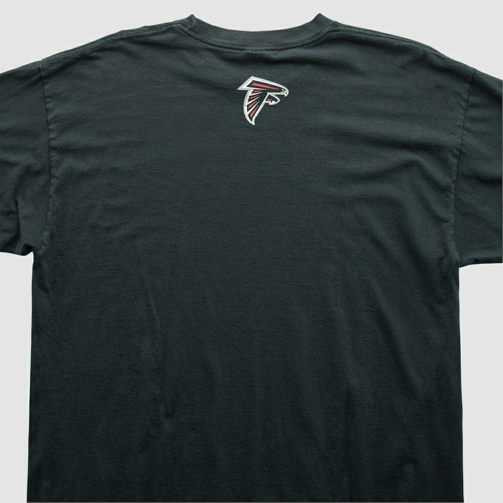 Atlanta Falcons Reebok 2000s T-shirt Black Vintage - Fanatics
