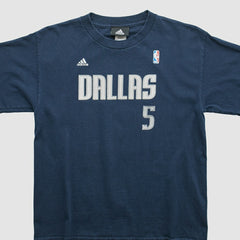Adidas - Dallas Mavericks 2010s T-shirt - Navy Vintage