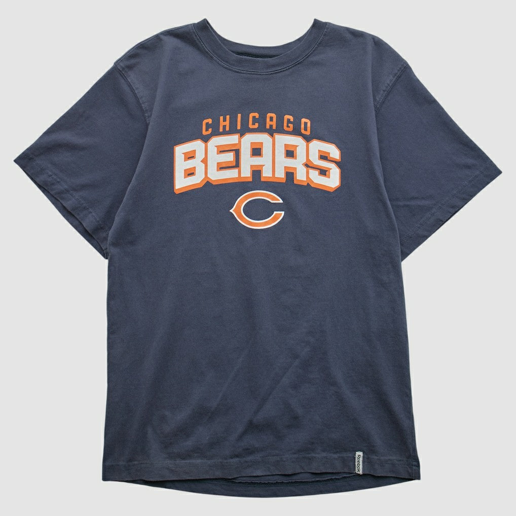 Chicago Bears Reebok 2000s T-shirt Navy Vintage - Fanatics