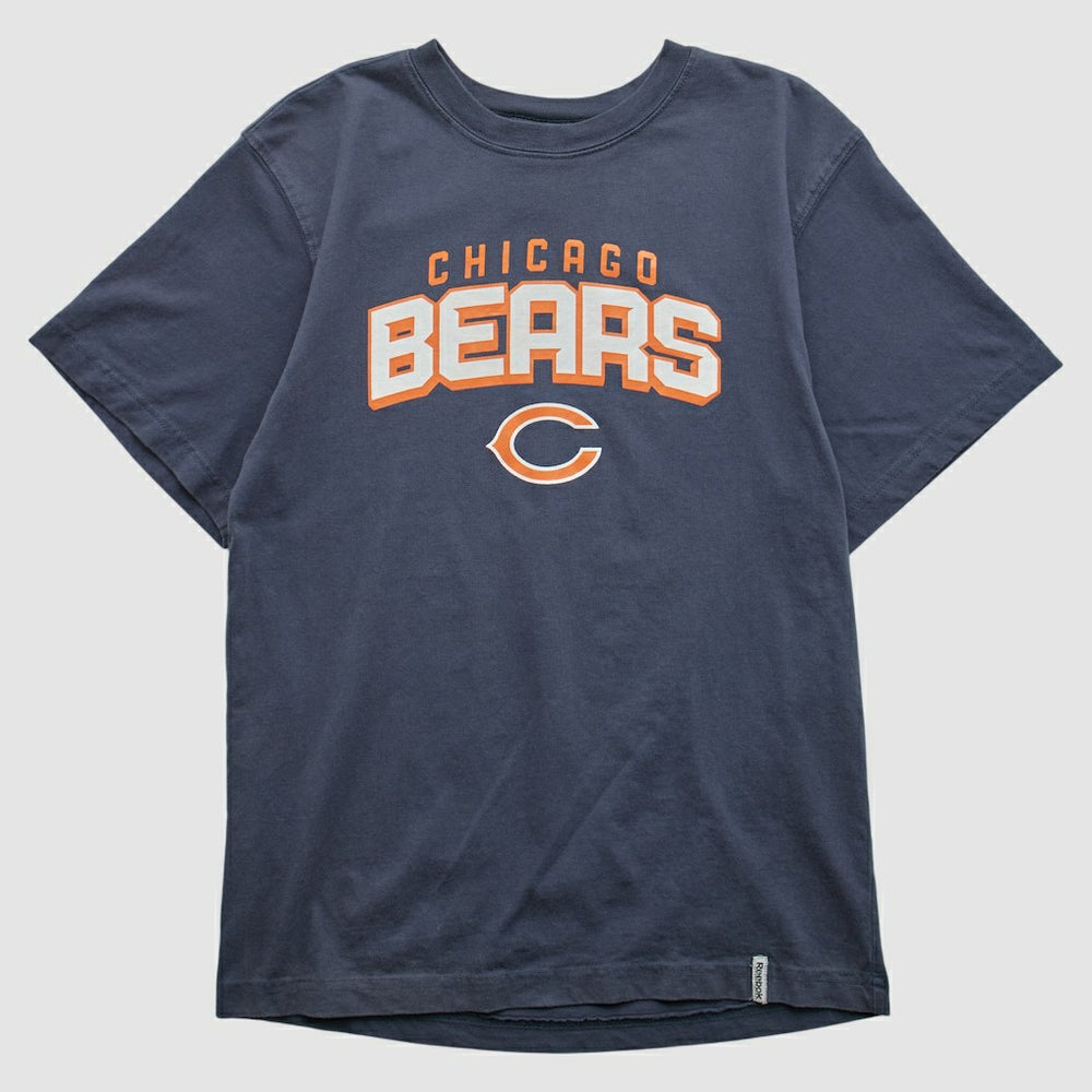 Chicago Bears Reebok 2000s T-shirt Navy Vintage - Fanatics