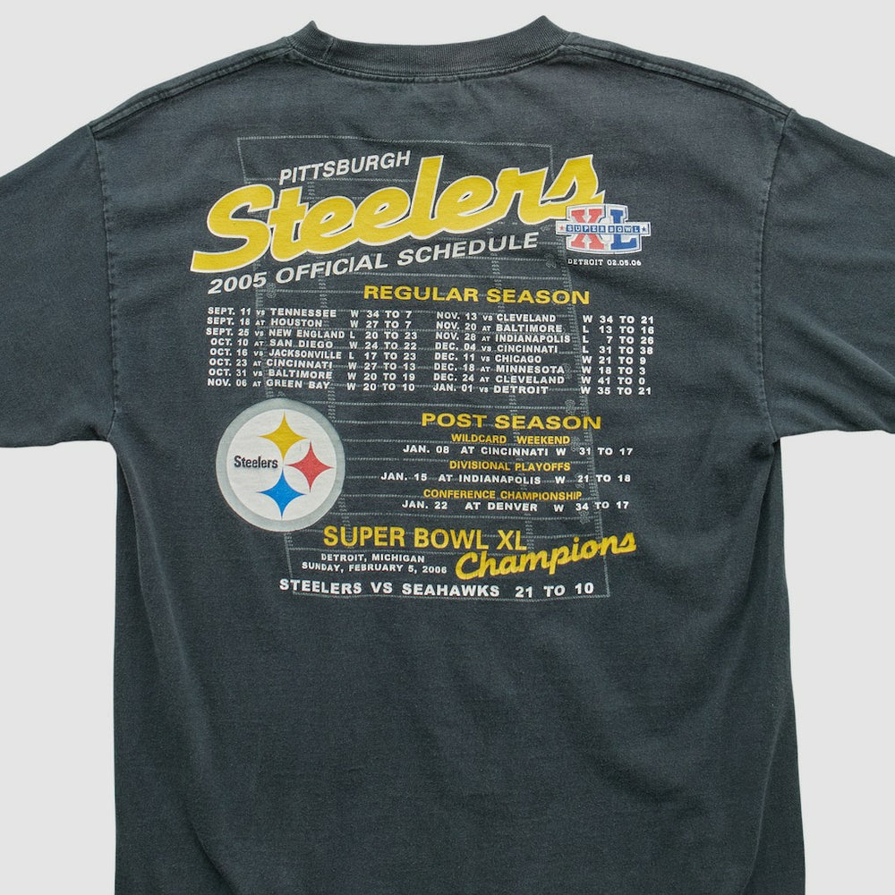 Pittsburgh Steelers Alstyle 2006 T-shirt Charcoal Vintage - Fanatics
