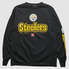 Pittsburgh Steelers NFL 2000s Long Sleeve T-shirt Black Vintage - Fanatics