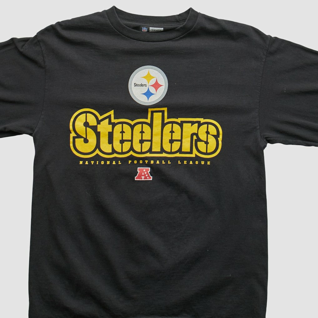 Pittsburgh Steelers NFL 2000s Long Sleeve T-shirt Black Vintage - Fanatics