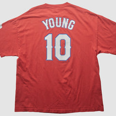 Texas Rangers Majestic 2000s T-shirt On Sale