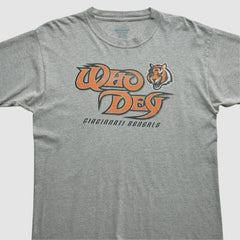 Cincinnati Bengals Reebok 2000s T-shirt Heather Gray Vintage - Fanatics