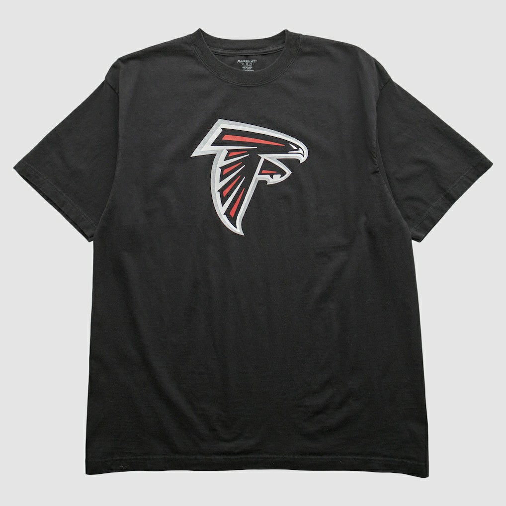 Atlanta Falcons Reebok 2000s T-shirt Black Vintage - Fanatics