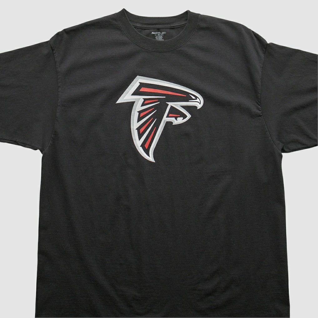 Atlanta Falcons Reebok 2000s T-shirt Black Vintage - Fanatics
