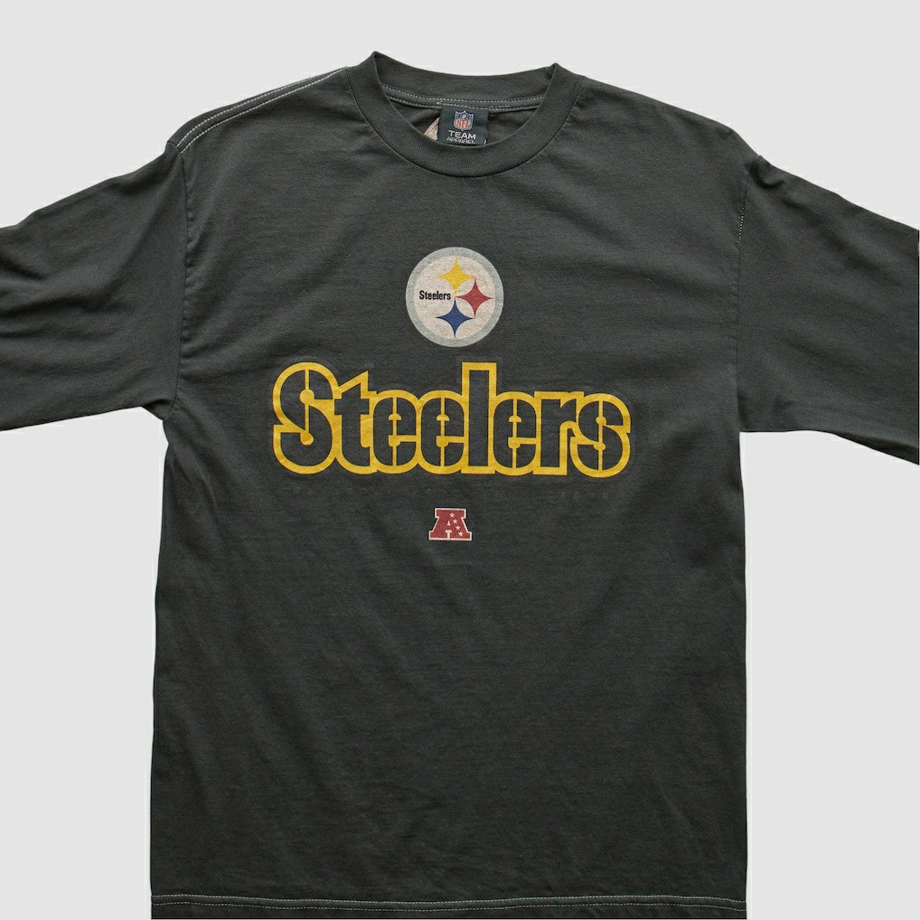 Pittsburgh Steelers NFL 2010s Long Sleeve T-shirt Black Vintage - Fanatics