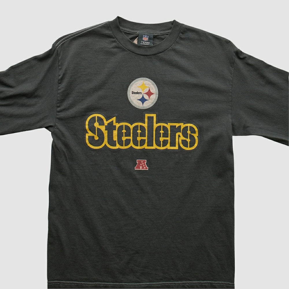 Pittsburgh Steelers NFL 2010s Long Sleeve T-shirt Black Vintage - Fanatics
