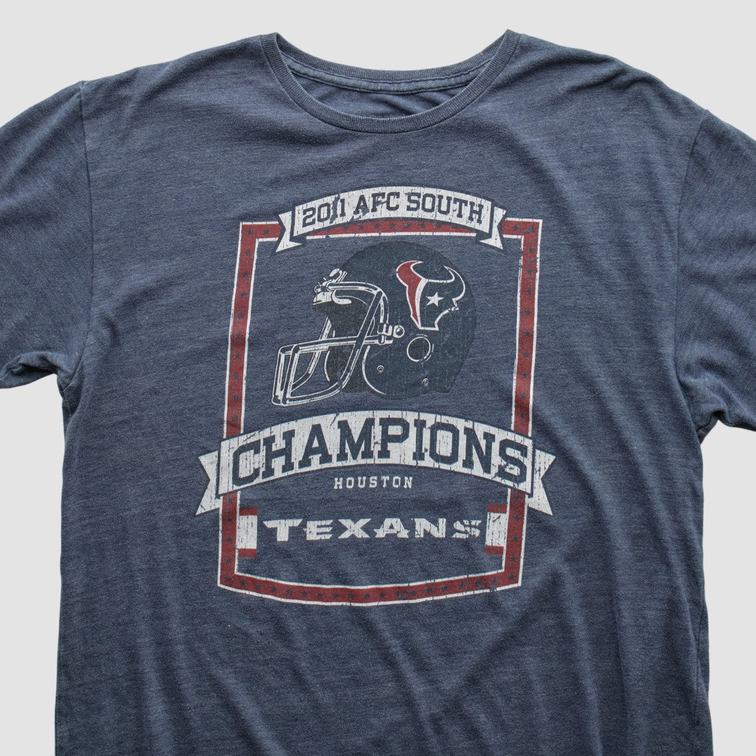 Houston Texans Reebok 2011 T-shirt Navy Vintage - Fanatics