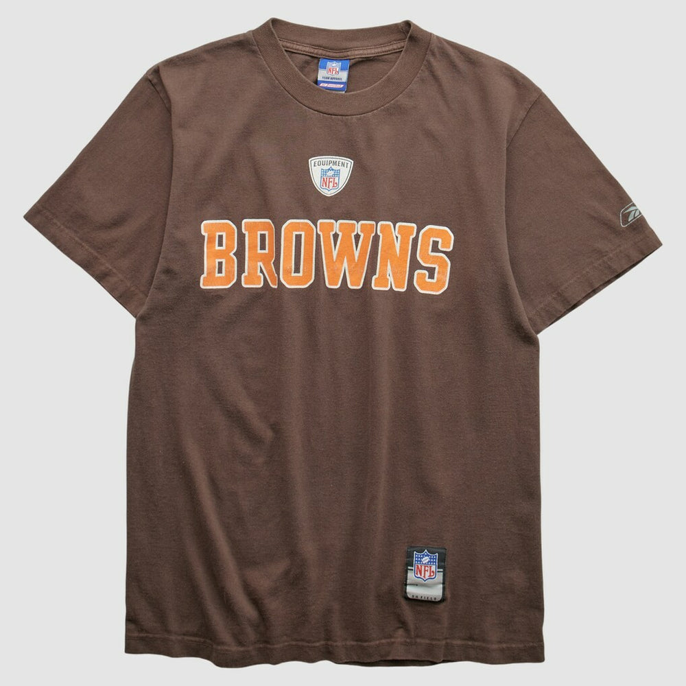 Cleveland Browns Reebok 2000s T-shirt Brown Vintage - Fanatics