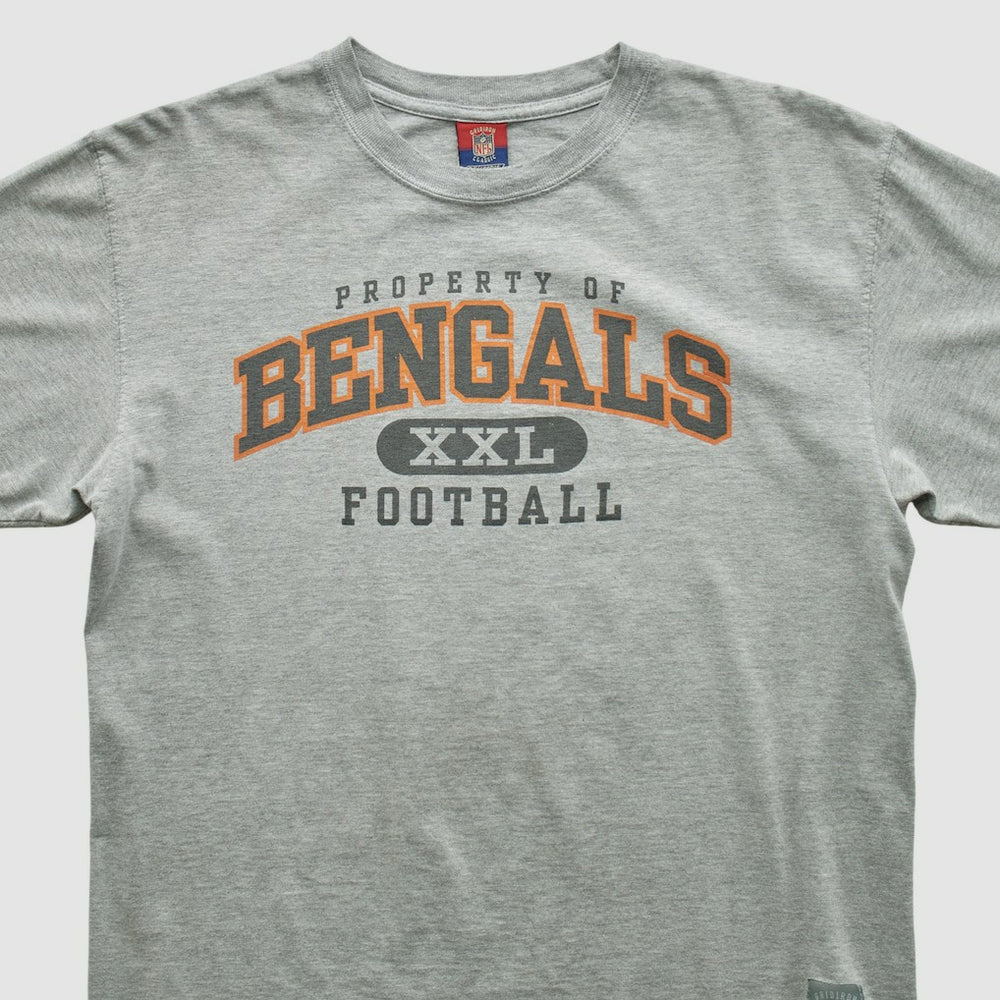 Cincinnati Bengals Reebok 2000s T-shirt Heather Gray Vintage - Fanatics