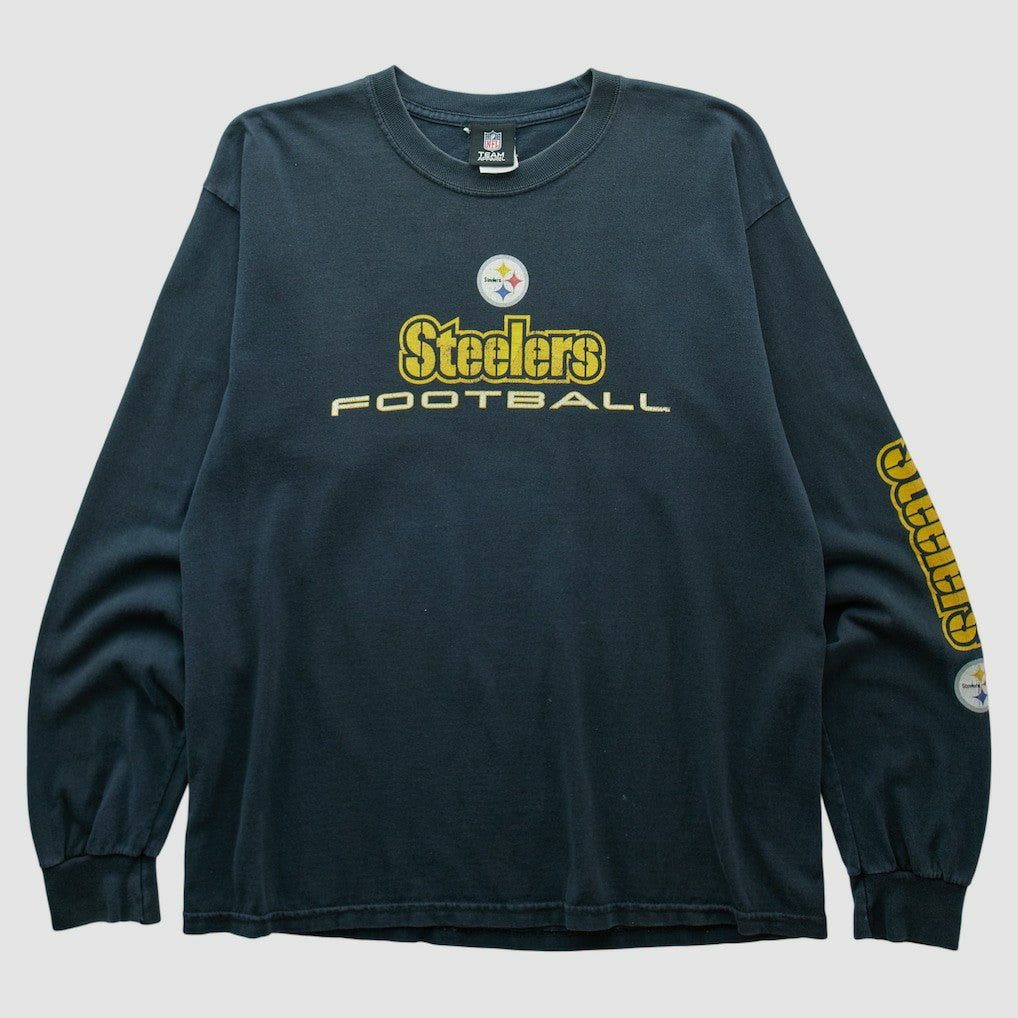 Pittsburgh Steelers Team Edition Apparel 2010s Long Sleeve T-shirt Black Vintage - Fanatics