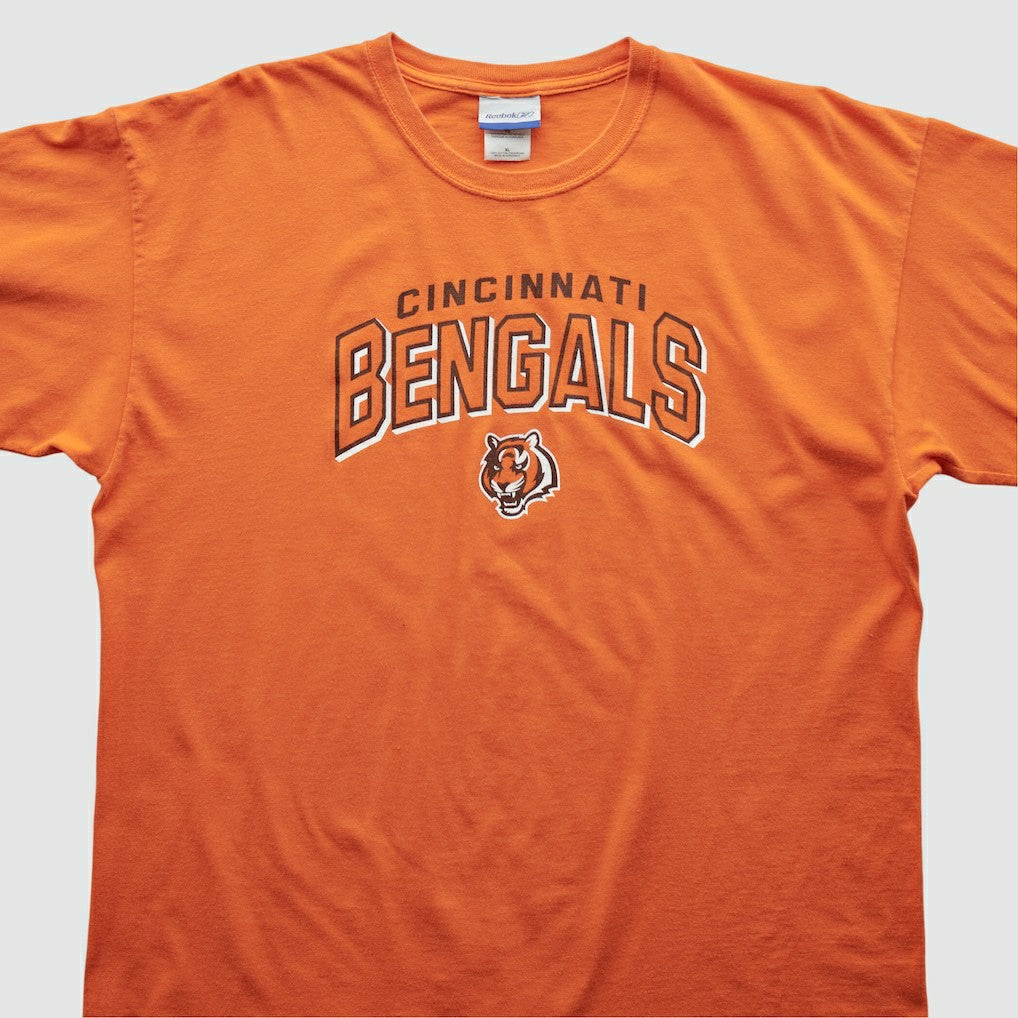 Cincinnati Bengals Reebok 2000s T-shirt Orange Vintage - Fanatics
