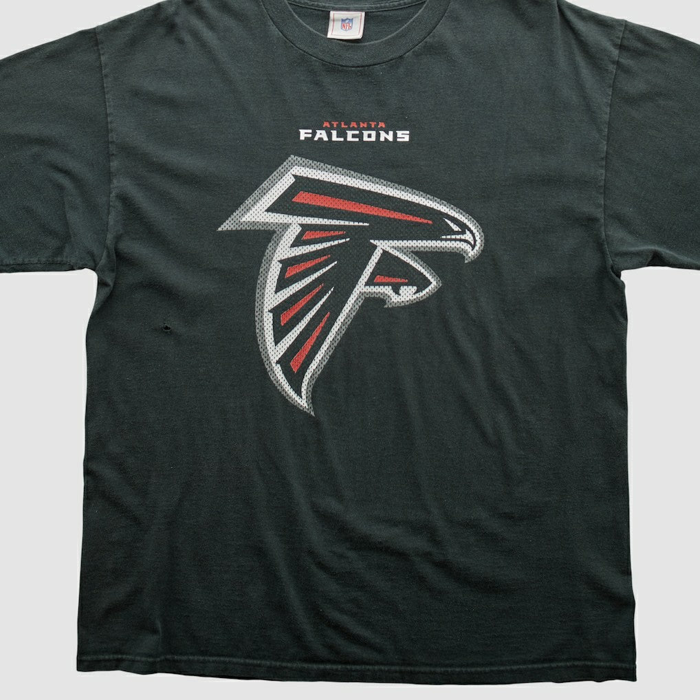 Atlanta Falcons NFL 2000s T-shirt Black Vintage - Fanatics
