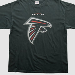 Atlanta Falcons NFL 2000s T-shirt Black Vintage - Fanatics